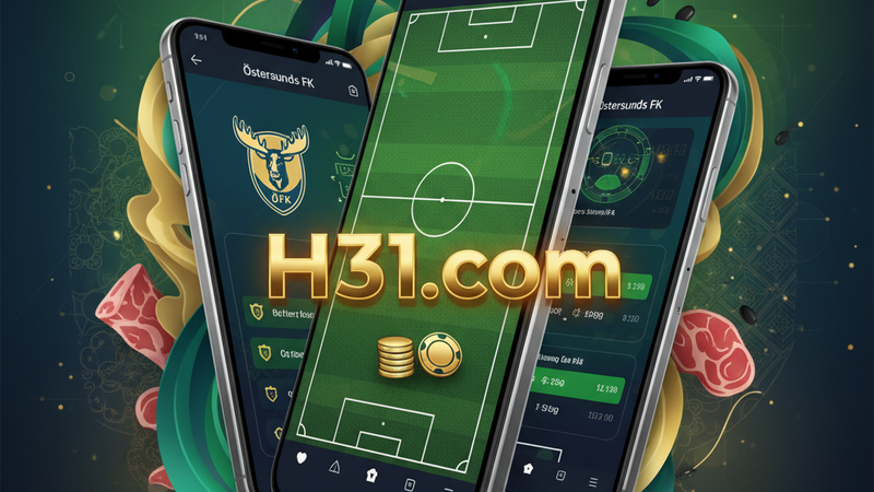 Arena virtual em realidade aumentada exibindo uma partida do Östersund FK.